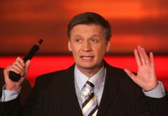 Im Dezember 2006 moderierte er den RTL-Jahresrueckblicksendung "2006! Menschen, Bilder Emotionen". (Bild: Keystone)