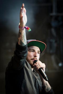 Der Auftritt von Capser aus Deutschland auf der Sitterbühne. (Bild: Benjamin Manser)