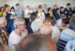 Empfang Grossratspräsidentin Heidi Grau (Bild: Andrea Stalder)