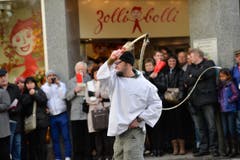 Auch artistische Einlagen gab es zu sehen. (Bild: Ralph Ribi)