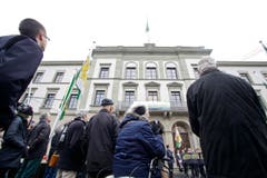 Auch von aussen eine Pracht - das sanierte Regierungsgebäude. (Bild: Donato Caspari)