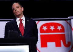 Reince Priebus (44): Stabschef im Weissen Haus. Priebus war seit 2011 Parteichef der Rupublikaner, vorher war er Chef der Partei im Bundesstaat Wisconsin. Der Posten gilt als einer der wichtigsten im amerikanischen Regierungsapparat – kein Gesetzentwurf, kein Staatsbesuch und kein Vieraugengespräch mit dem Präsidenten kommt zustande, ohne dass der Chief of Staff davon weiss. (Bild: Keystone)