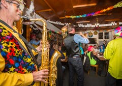 Beizenfasnacht mit Guggenmusik im Schöntal Ermatingen (Bild: Andrea Stalder)