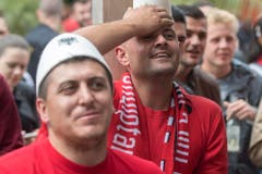 Albanische Fans. (Bild: Keystone)