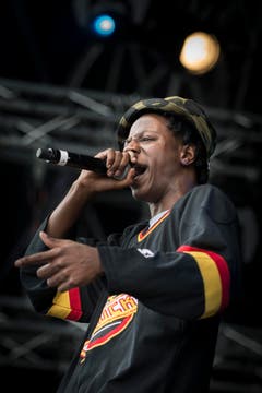 Joey Bada$$ macht die North Stage klar. (Bild: Benjamin Manser)