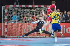 Handball: LŠnderspiel Schweiz - Bosnien (Bild: Michel Canonica)
