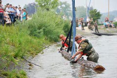 Voll konzentriert im Einsatz. (Bild: Donato Caspari)
