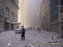 Bilder der Zerstörung im Herzen von Manhattan. (Bild: Keystone)