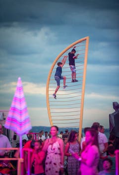 Von Donnerstag 3. August bis Samstag 5. August fand im Hafen von Romanshorn das Sommernachtsfest 2017 statt. (Bild: Andrea Stalder)