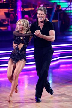 Im Jahr 2010 nahm David Hasselhoff an einer TV-Tanzshow teil. (Bild: Keystone)