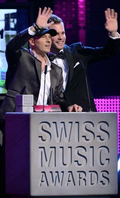 Remady & Manu-L gewinnen in der Kategorie Best Album Dance National. (Bild: Keystone)