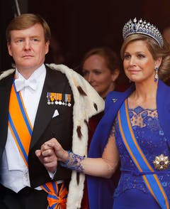 König Willem-Alexander und Königin Maxima. (Bild: Keystone)
