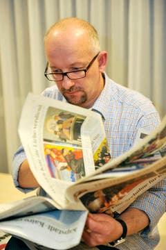 Andruck der neuen Thurgauer Zeitung im Druckzentrum der Tagblatt AG in Winkeln. (Bild: Reto Martin)