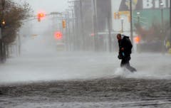 Nasser Spaziergang in Atlantic City. (Bild: Keystone)