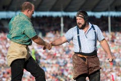 SCHWINGEN, SCHWINGFEST, EIDGENOESSISCHES SCHWING- UND AELPLERFEST ESTAVAYER 2016, ESAF, FETE FEDERALE DE LUTTE ET DES JEUX ALPESTRES, FESTA FEDERALE DEI LOTTATORI E DEGLI ALPIGIANI, (Bild: Keystone)