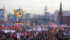 RUSSIA CRIMEA ONE YEAR ANNVERSARY (Bild: Keystone)