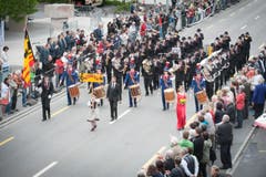 Die Stadtmusik Altstätten. (Bild: Benjamin Manser)