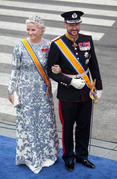 Norwegens Kronprinz Haakon und seine Ehefrau Mette-Marit. (Bild: Keystone)
