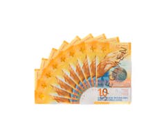 Ab dem 18. Oktober 2017 ist die neue 10-Franken-Note in Umlauf. (Bild: Keystone/SNB)