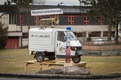 Neuinstrumentierung auf dem Lande - aufgenommen in Eggersriet (21. Februar 2017) (Bild: Hanspeter Schiess)