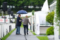 Abgang: Der CSIO wurde soeben abgebrochen. (Bild: Urs Bucher)