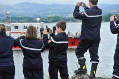 Romanshorn TG , 24.05.2014 / Jugendfeuerwehr Schweizermeisterschaft " Feuer und Wasser " mit Wettkämpen, Fahrzeugausstellung , Rega , Krankenwage und Rettungs - Shows in Romanshorn . (Bild: Donato Caspari)