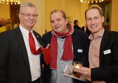 Hatten Spass: Bernhard Koch, Thomas Götz und Dieter Bachmann. (Bild: Reto Martin)