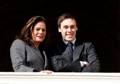 Prinzessin Stephanie von Monaco mit ihrem Sohn Louis Ducruet. (Bild: Keystone)