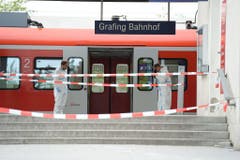 Knife attack at railway station near Munich (Bild: Keystone)