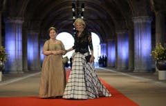 Die holländische Prinzessin Christina (links) und ihre Schwester Prinzessin Irene. (Bild: Keystone)