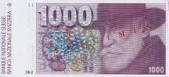 Der Psychiater, Neurologe und Entomologe Auguste Forel ist auf der 1000er-Note verewigt... (Bild: Archiv der SNB)