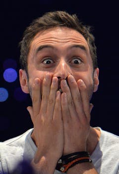 Mans Zelmerlöw kann es nicht fassen - er hat den Song Contest für Schweden gewonnen. (Bild: Keystone)