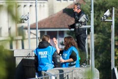 Die Polizei machte keine Angaben zu allfälligen politischen Hintergründen. (Bild: Keystone)