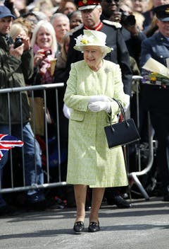 Queen Elizabeth II. während der Parade zu ihrem 90. Geburtstag am 21. April 2016. (Bild: Keystone)