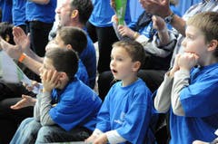 Das Bangen und Hoffen der Amriswiler Fans zahlte sich aus. (Bild: Rita Kohn)