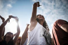 OPENAIR ST. GALLEN 2015 - Impressionen während dem Kontert von Stress auf der Sitterbühne (Bild: Peer Füglistaller)