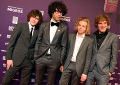 Haarige Angelegenheit: Die Mitglieder der Band "Pegasus". (Bild: Keystone)