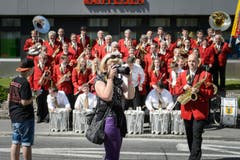Am Musikfest gab es viel zu sehen. (Bild: Michel Canonica)