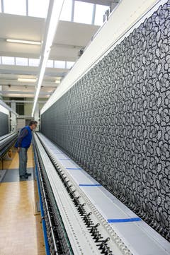 St. Gallen - Forster Rohner Stoffe Textilien Stickereien (Bild: Ralph Ribi)