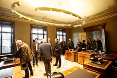 Sitzungszimmer der Regierungsräte. (Bild: Donato Caspari)