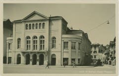 Das alte Stadttheater am Bohl in den 1930er-Jahren. 1928/29 wurde es äusserlich umfassend renoviert und dabei auch "modernisiert". (Bild: Sammlung Reto Voneschen)