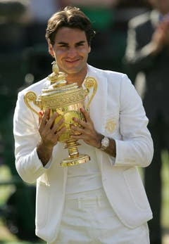 2007 Wimbledon gegen Rafael Nadal (ESP) 7:6, 4:6, 7:6, 2:6, 6:2 (Bild: Alastair Grant / Keystone)