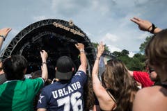OPENAIR ST. GALLEN 2015 - Impressionen während dem Kontert von Stress auf der Sitterbühne (Bild: Peer Füglistaller)