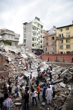 Powerful earthquake hits Nepal (Bild: Keystone)