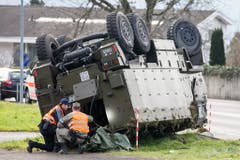 ARMEE, MILITAER, DURO, UNFALL, UNGLUECK, (Bild: Keystone)