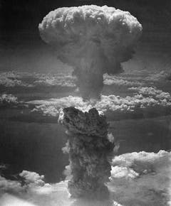 Der Atompilz über Nagasaki. (Bild: Keystone)