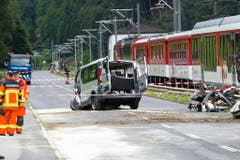 SCHWEIZ VERKEHR UNFALL BAHNUEBERGANG WOLFENSCHIESSEN (Bild: Keystone)