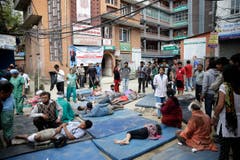 Powerful earthquake hits Nepal (Bild: Keystone)
