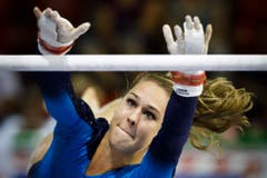 Giulia Steingruber im September 2013 bei der Schweizer Meisterschaft in Montreux. (Bild: VALENTIN FLAURAUD (KEYSTONE))
