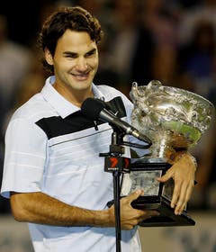 2007 Australian Open gegen Fernando Gonzalez (ESP) 7:6, 6:4, 6:4 (Bild: Rob Griffith / Keystone)
